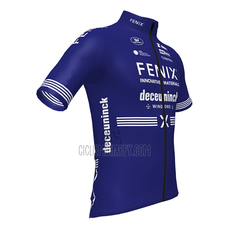 Deceuninck Quick Step Cycling Jersey Bib Short 2023 Short Sleeve Purple
